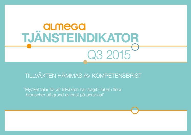 Almegas tjänsteindikator Q3 2015 - kortversion