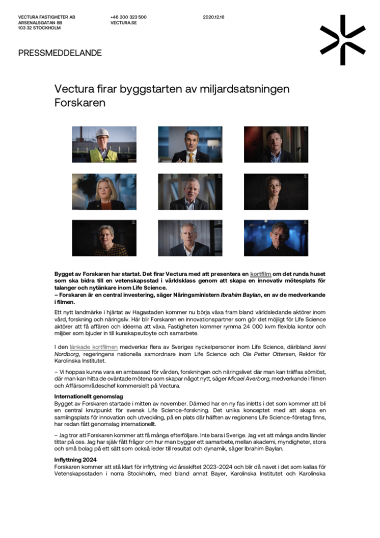 Vectura firar byggstarten av miljardsatsningen Forskaren.pdf