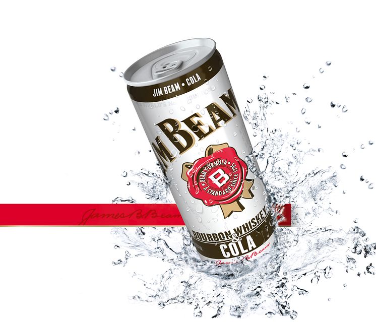 Jim Beam & Cola splash