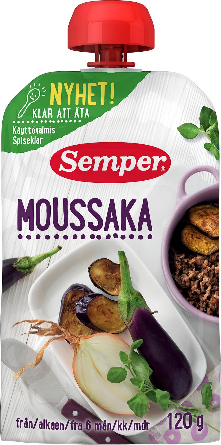 Moussaka i klämpåse