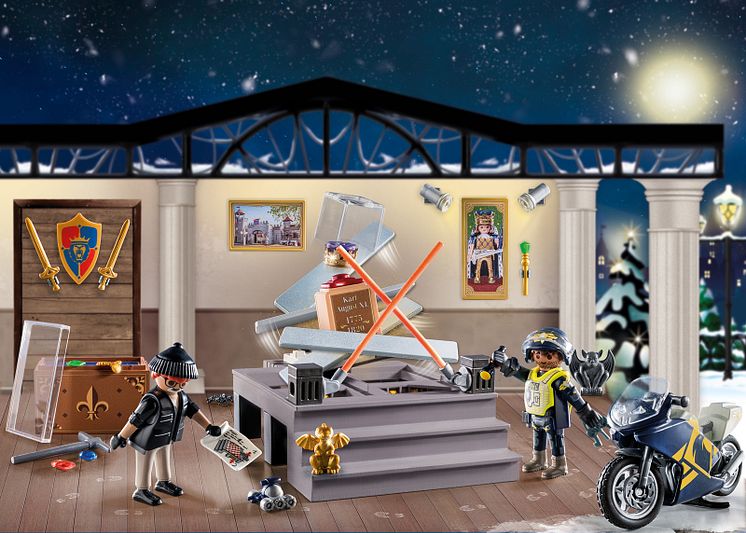 Adventskalender Polizei Museumsdiebstahl (71347) von PLAYMOBIL