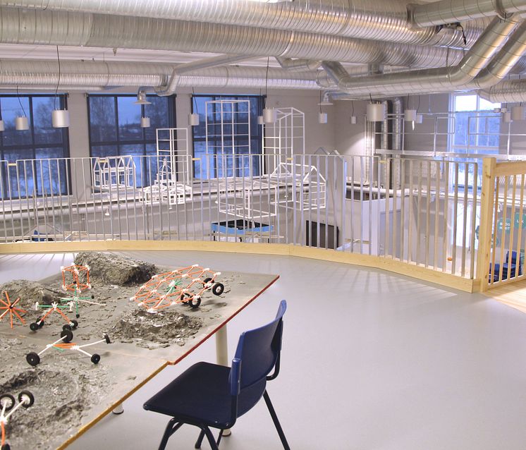 Science Center i Skellefteå - övre plan