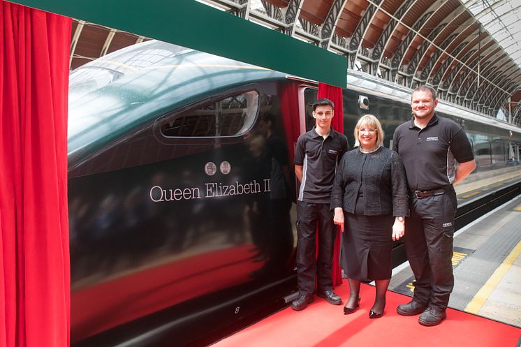 Queen names Hitachi Intercity Express train