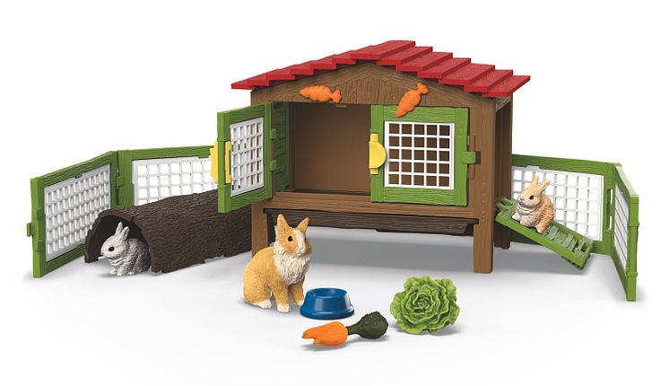 42728_Farm World_Rabbit hutch _(c)schleich®
