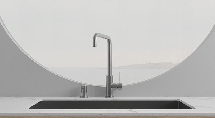 Primy Köksblandare Steel Mood 30130 & Primy Tvålpump Steel Clean Dispenser 35000