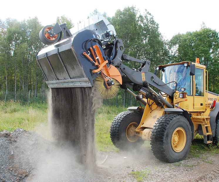 Stor skräpbehållare