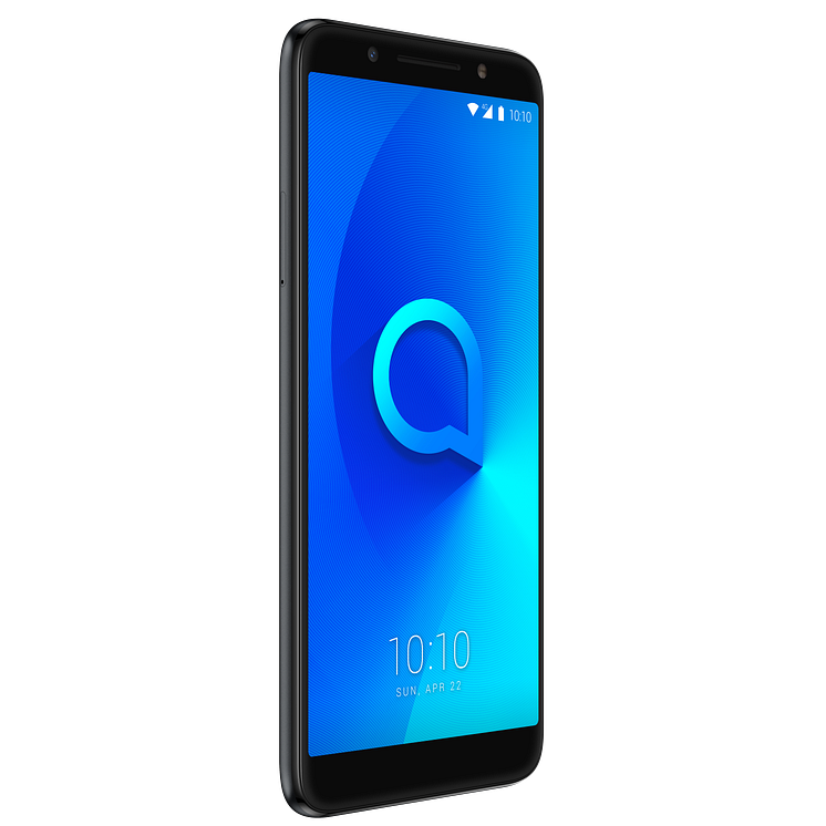 Alcatel 3X_Metallic Black_Front Left