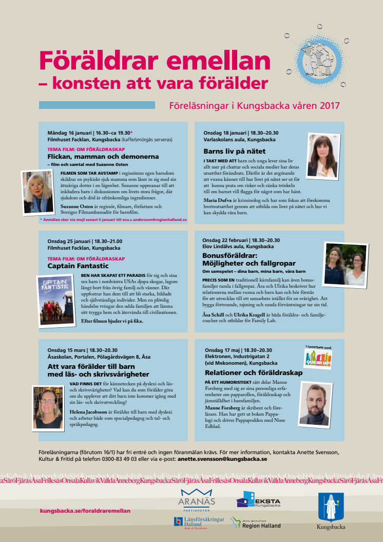 Vårens program Föräldrar emellan