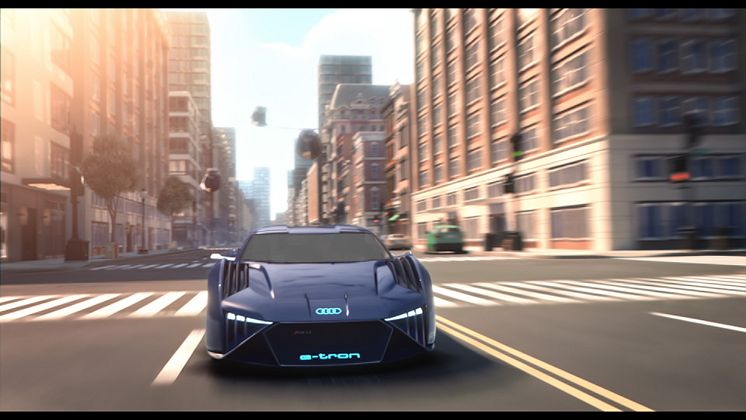 Audi RSQ e-tron (konceptbil til animationsfilmen Spies in Disguise)