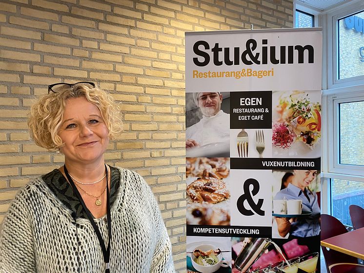 Studium restaurang Katarina Larsson rektor