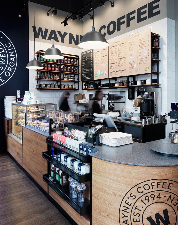 Wayne´s Coffee interör