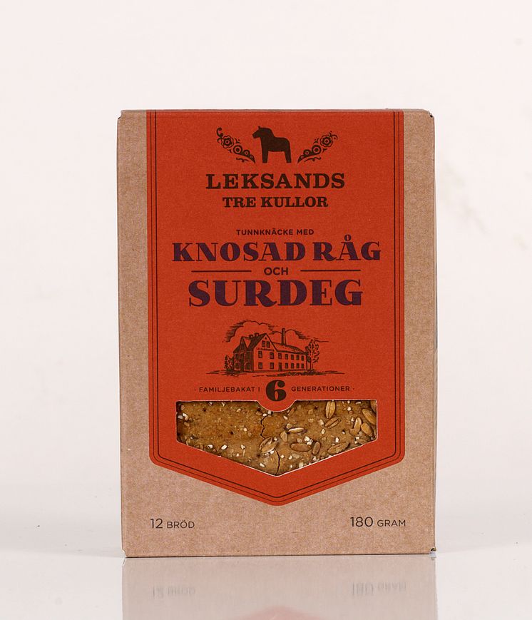 TRE KULLOR Knosad Råg och Surdeg