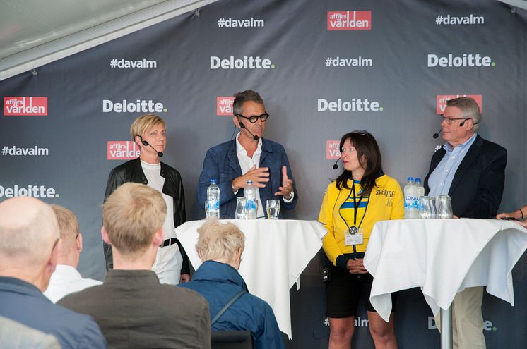 Panelen under seminariet "Vart är bankmarknaden på väg?"