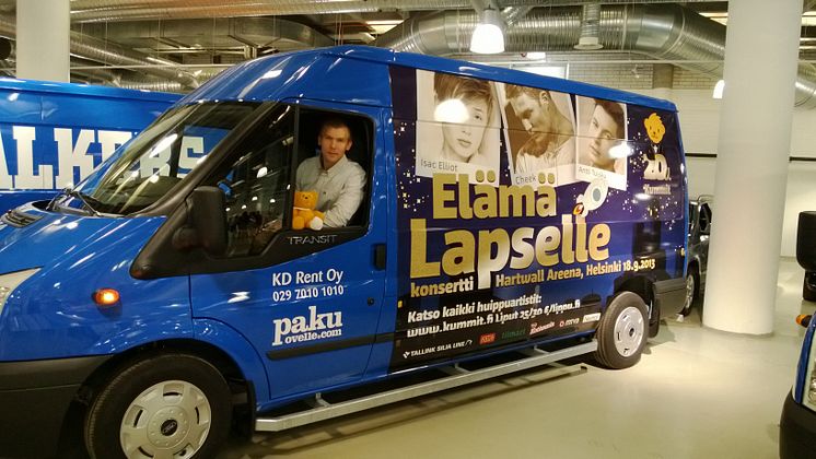 Lastenklinikoiden Kummit ry ja Ford Transit