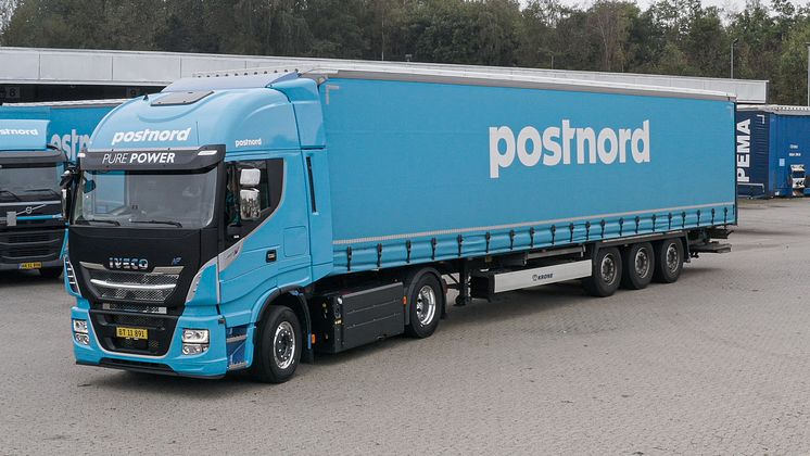 PostNord tester bæredygtig lastbilstrækker fra IVECO