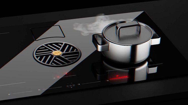 Bertazzoni - induction hob with integrated hood_web