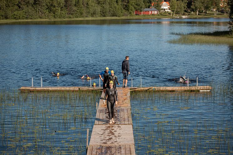 Vansbrosimningen uppvarmning