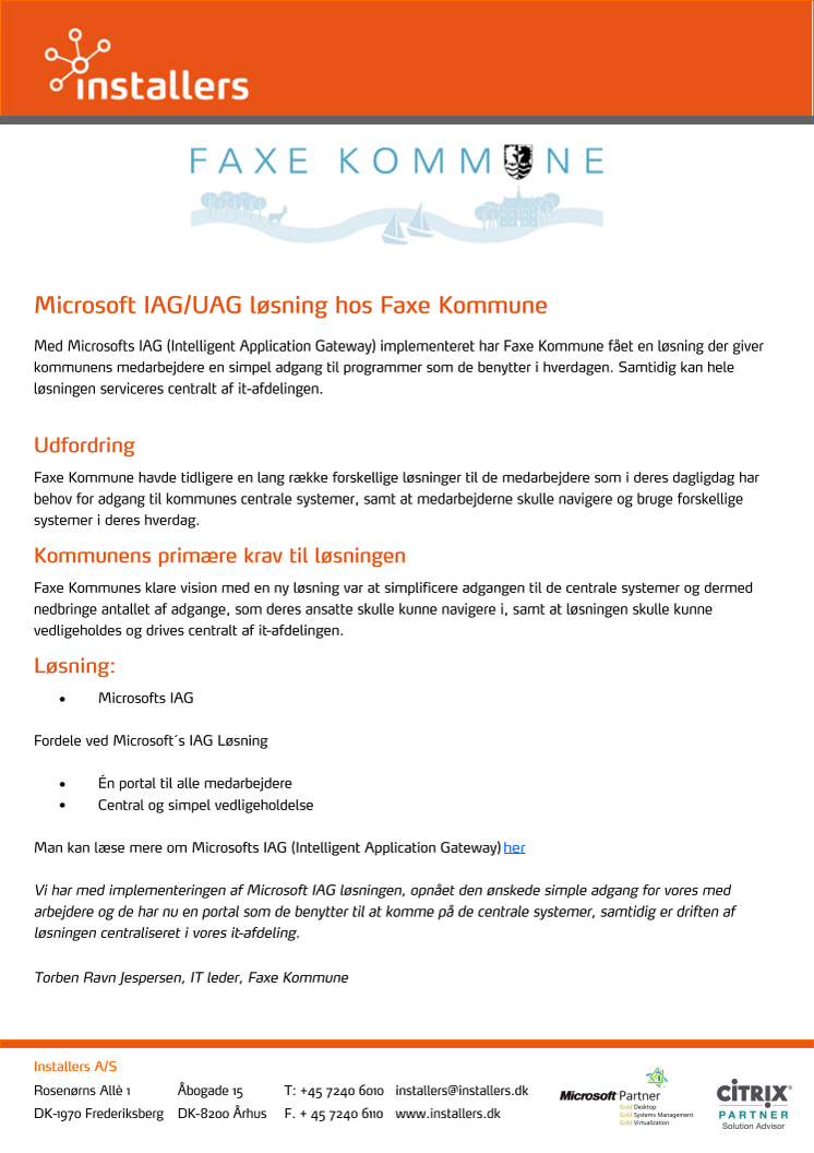 Installers implementerer Microsoft IAG/UAG løsning hos Faxe Kommune.pdf