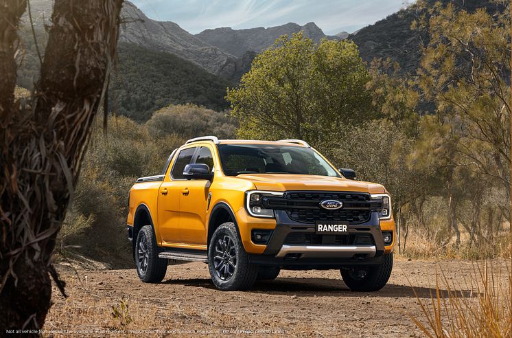 2022Ford_NextGenRanger_Wildtrak_Front3QTR_static