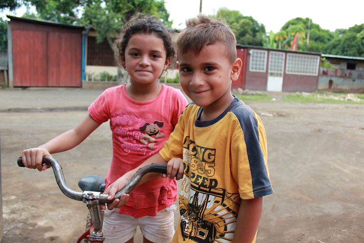 Barn i Nicaragua