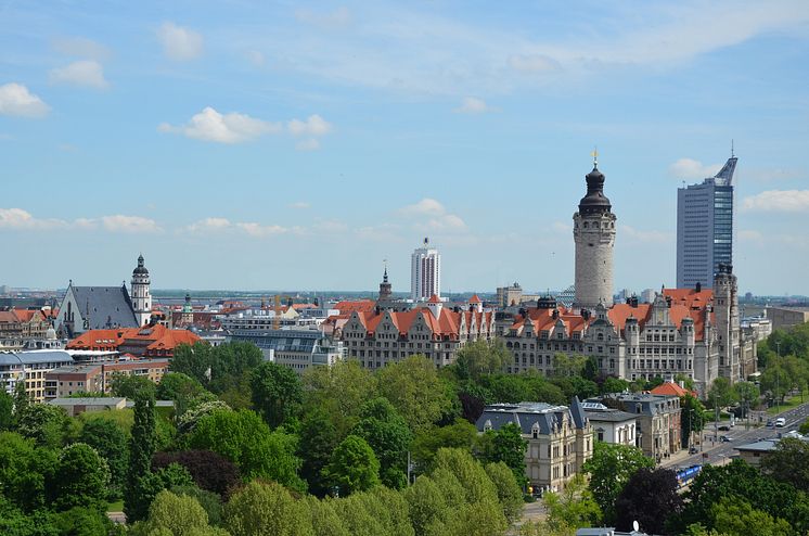 Panorama von Leipzig