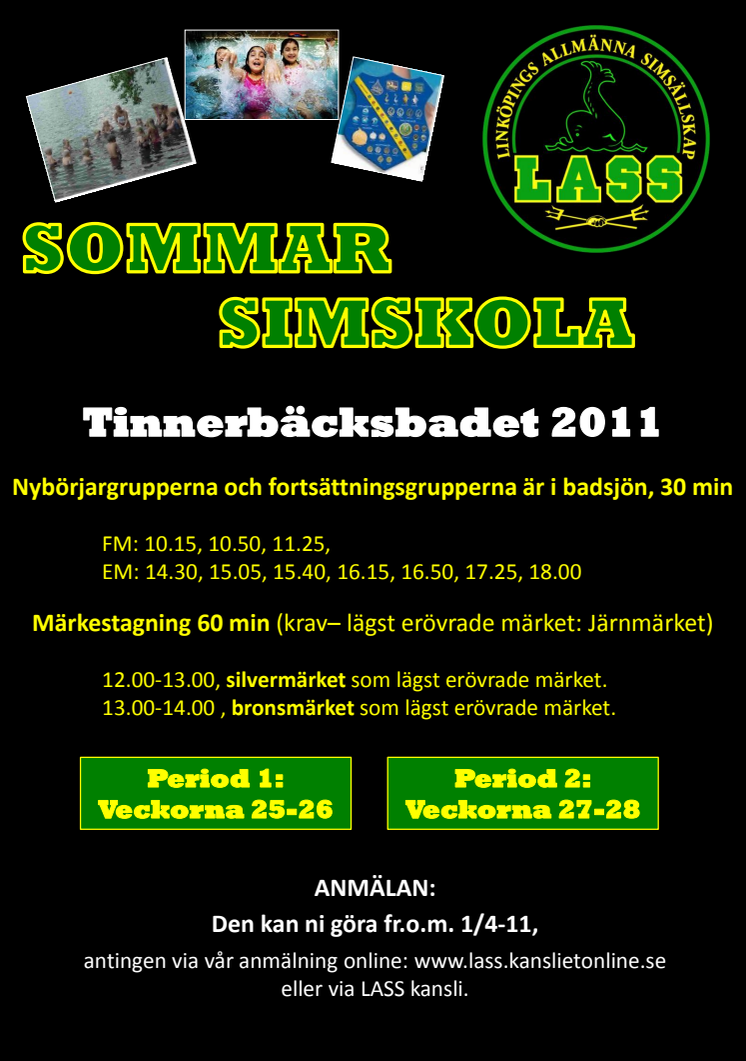 Linköpings ASS - Sommarsimskolor 2011