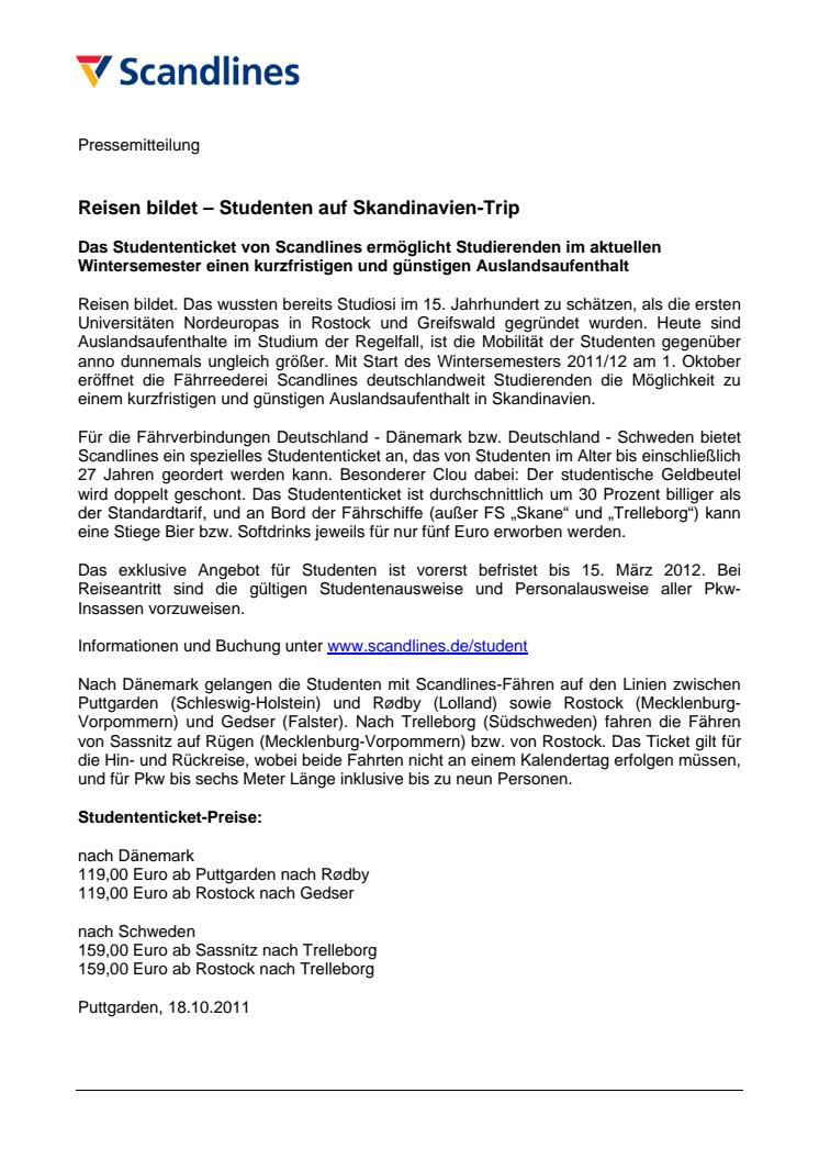 Reisen bildet – Studenten auf Skandinavien-Trip