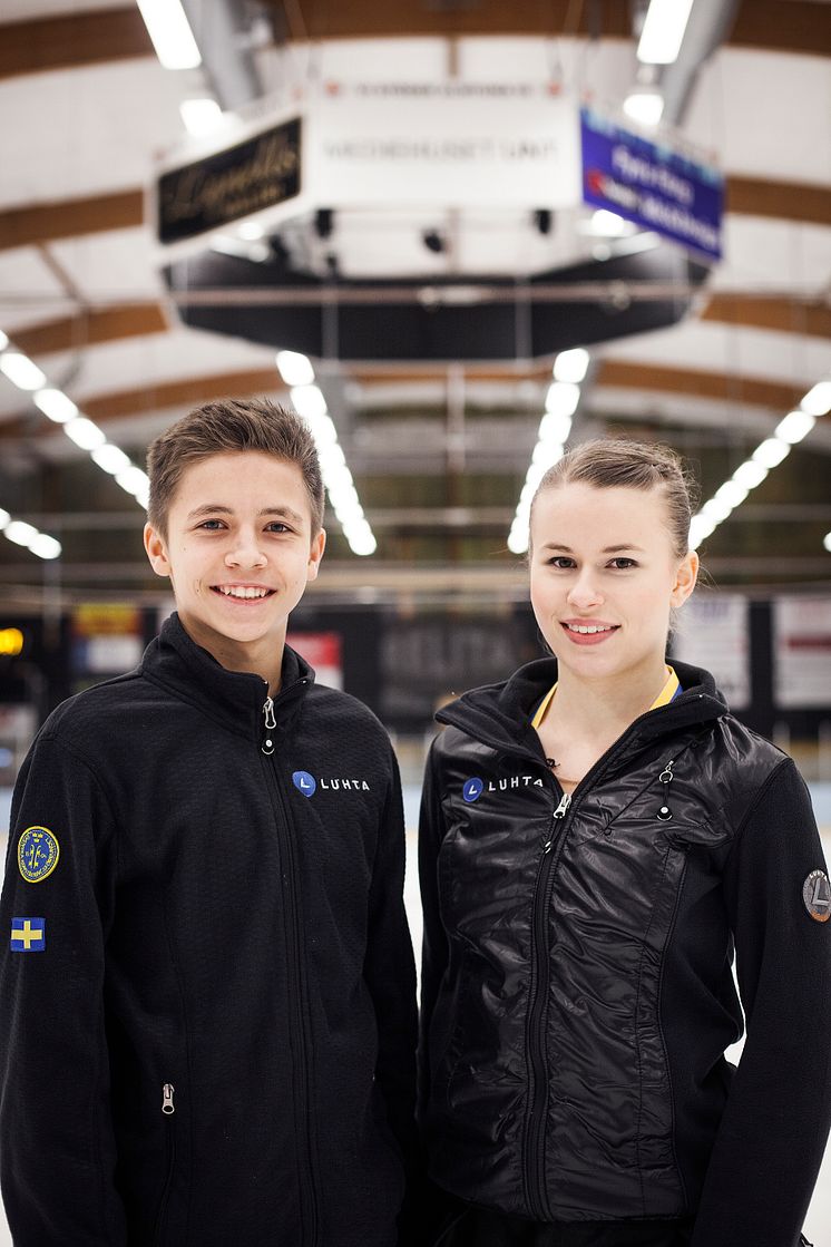 Illya Solomin och Matilda Algotsson