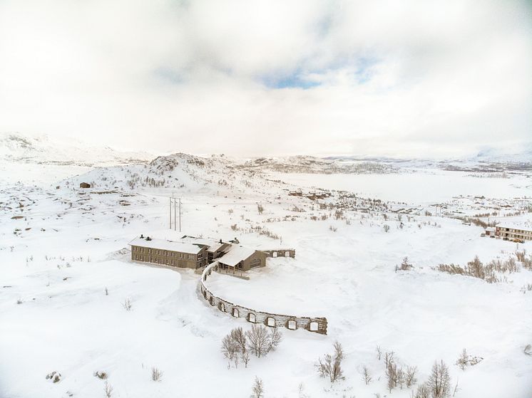 Niehku Mountain Villa vid Riksgränsen.