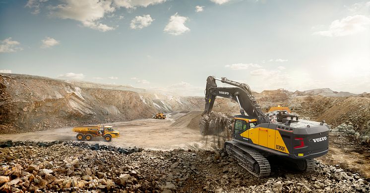 Bild: Volvo EC950F på arbetsplats (2)