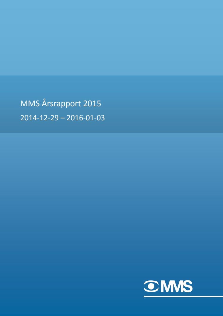 MMS årsrapport 2015