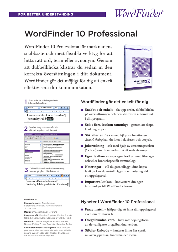 Wordfinder 10 Professional