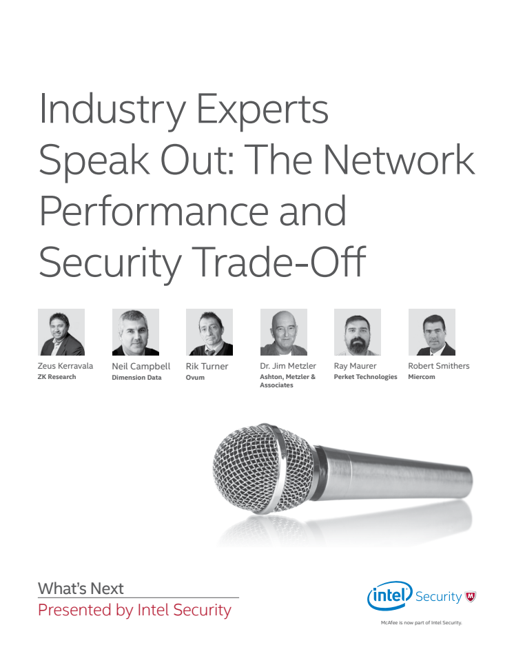 Industrie-experts: de afweging tussen netwerkprestaties en beveiliging