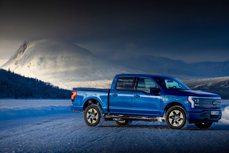 Ford F-150 Lightning Norge vinter 2023