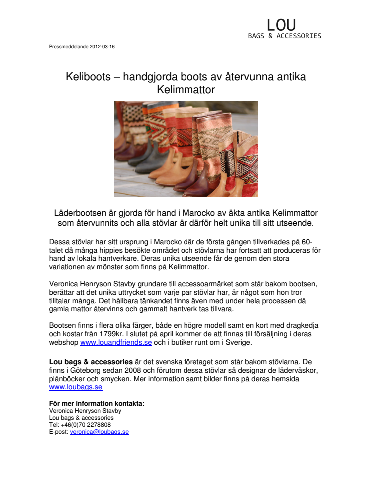 Keliboots – handgjorda boots av återvunna antika Kelimmattor