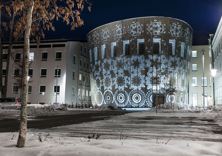 Humanistiska teatern, Uppsala universitet, konstnär Ann Lislegaard