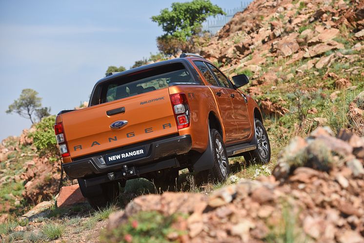 Neste generasjon Ford Ranger pickup med redusert forbruk, dristig design og avanserte teknologier