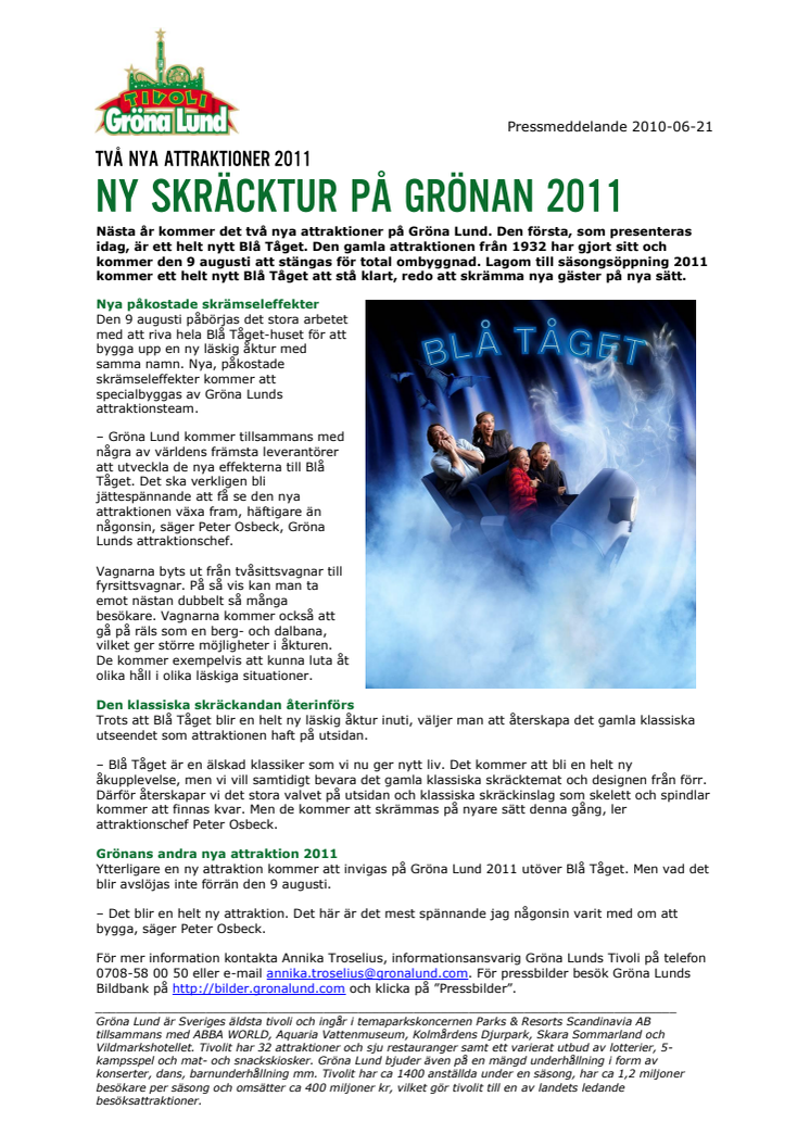 Ny skräcktur på Grönan 2011