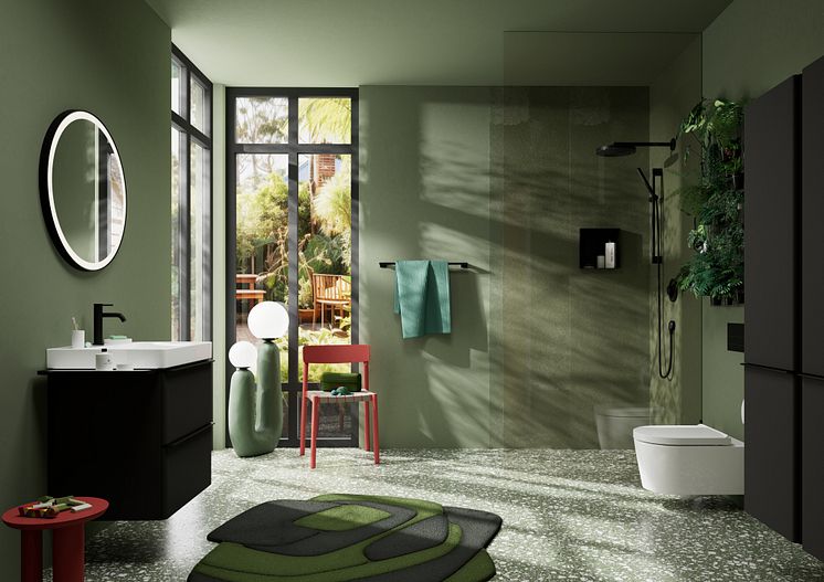 hansgrohe Xarita Lite S spejl på badeværelse