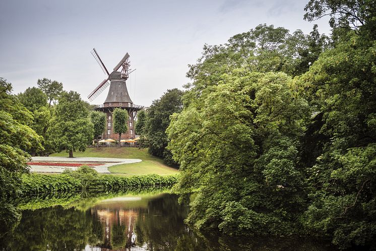 Bremen: Windmühle in der Innenstadt