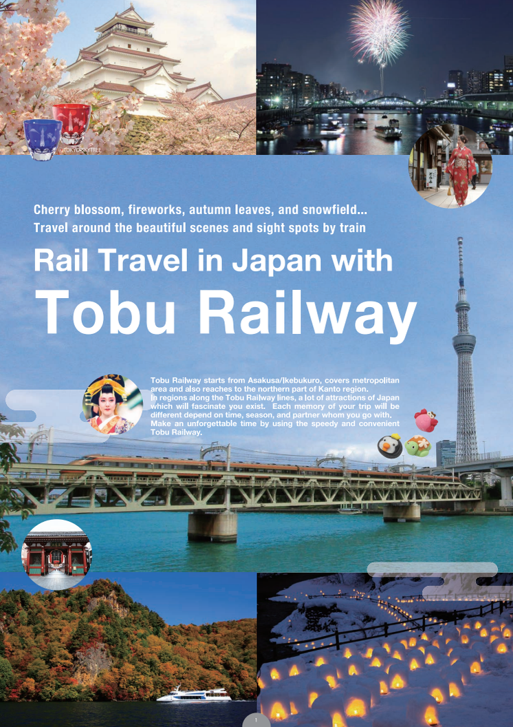 [ENGLISH] Rail Travel in Japan with Tobu Railway (Guidebook)