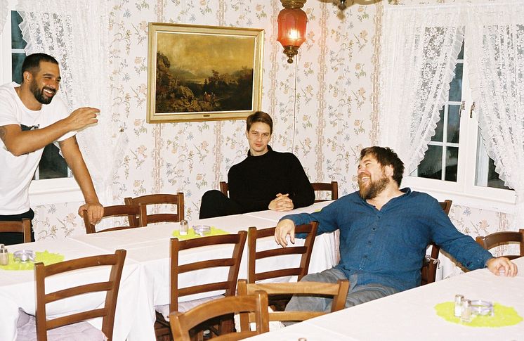 Fra venstre - Zaki Youssef, Thomas Daneskov, Rasmus Bjerg 