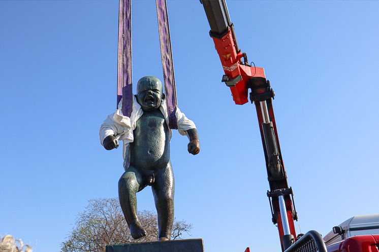 Sinnataggen er tilbake i Vigelandsparken