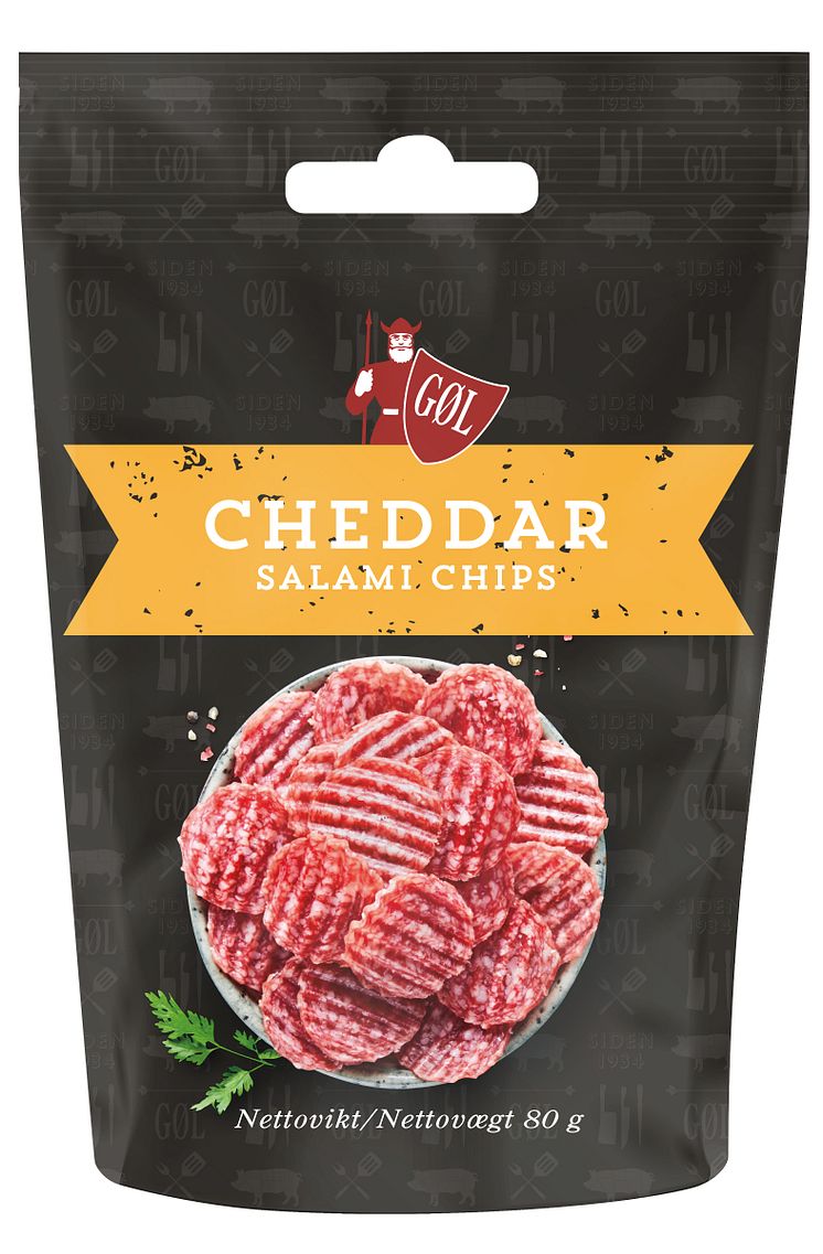 GØL Salami Chips Cheddar