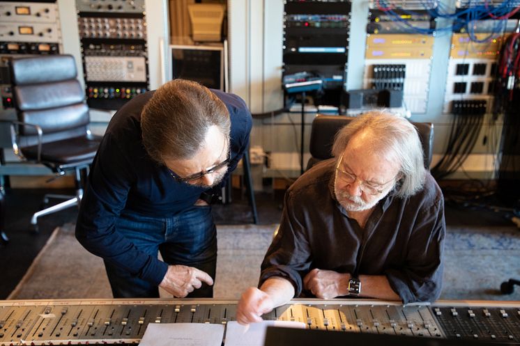 ABBA - Studio image (Credit: Ludvig Andersson)