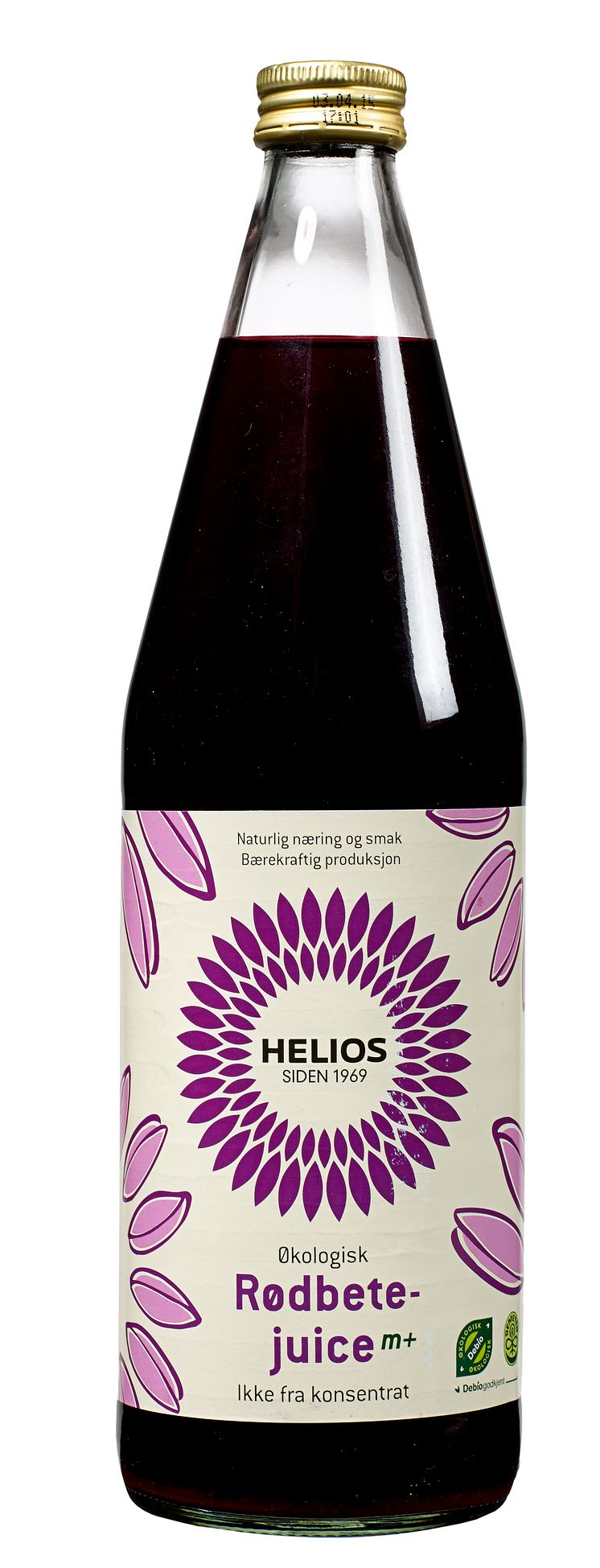 Helios rødbetejuice m+ økologisk demeter 0,75 l