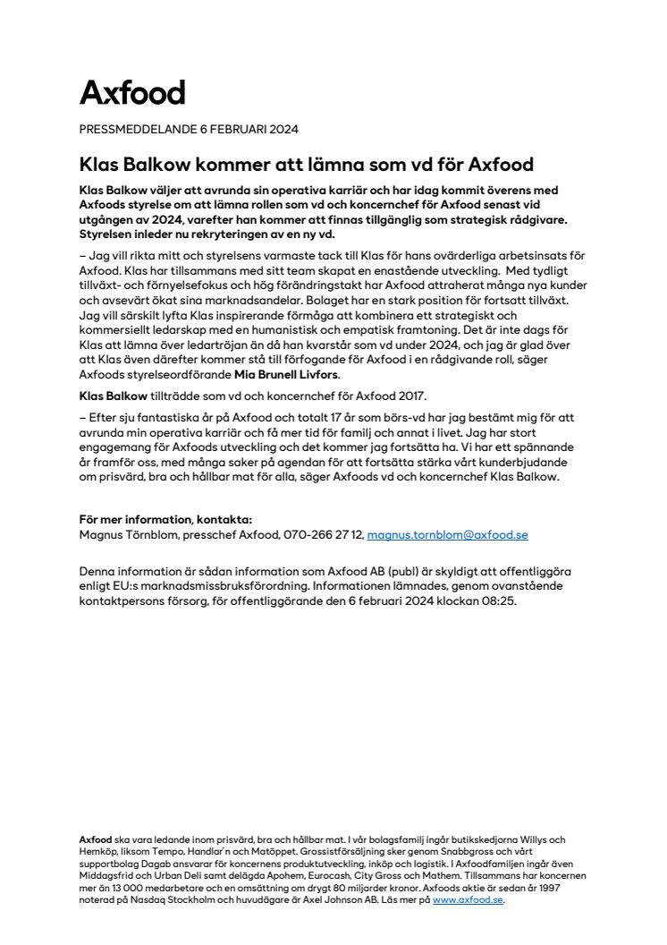 PM_240206_Klas Balkow kommer att lämna som vd för Axfood.pdf