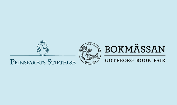 Prinsparets stiftelse och Bokmässan loggor kollage