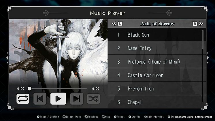 Castlevania Advance Collection - Music Player