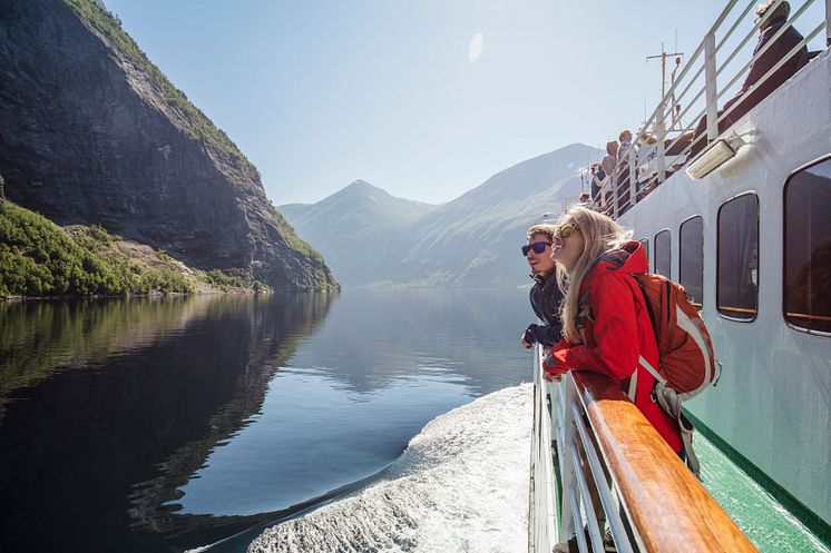 Fjordcruise på Geirangerfjorden starter opp 12. juni